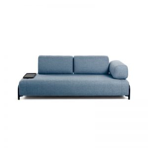 Trivietė sofa COMPO 252x98x82h melsvos spalvos