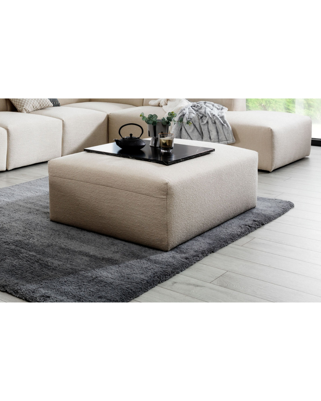Pufas SUES XL 120 rusvas