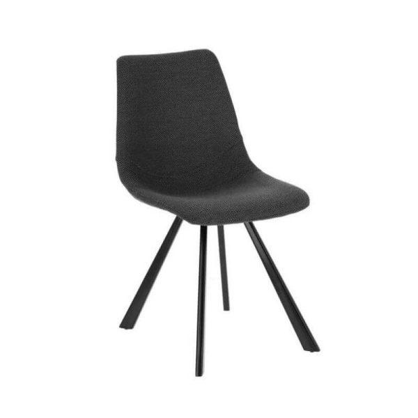 Kėdė MAHALIA 51x52x79h tamsiai pilka