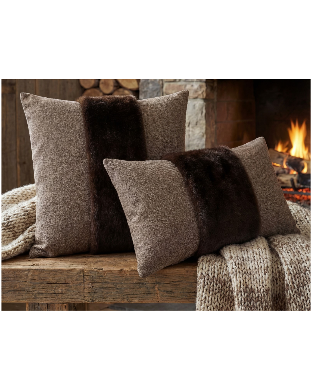 Pagalvėlė MARRON 30x50 ruda