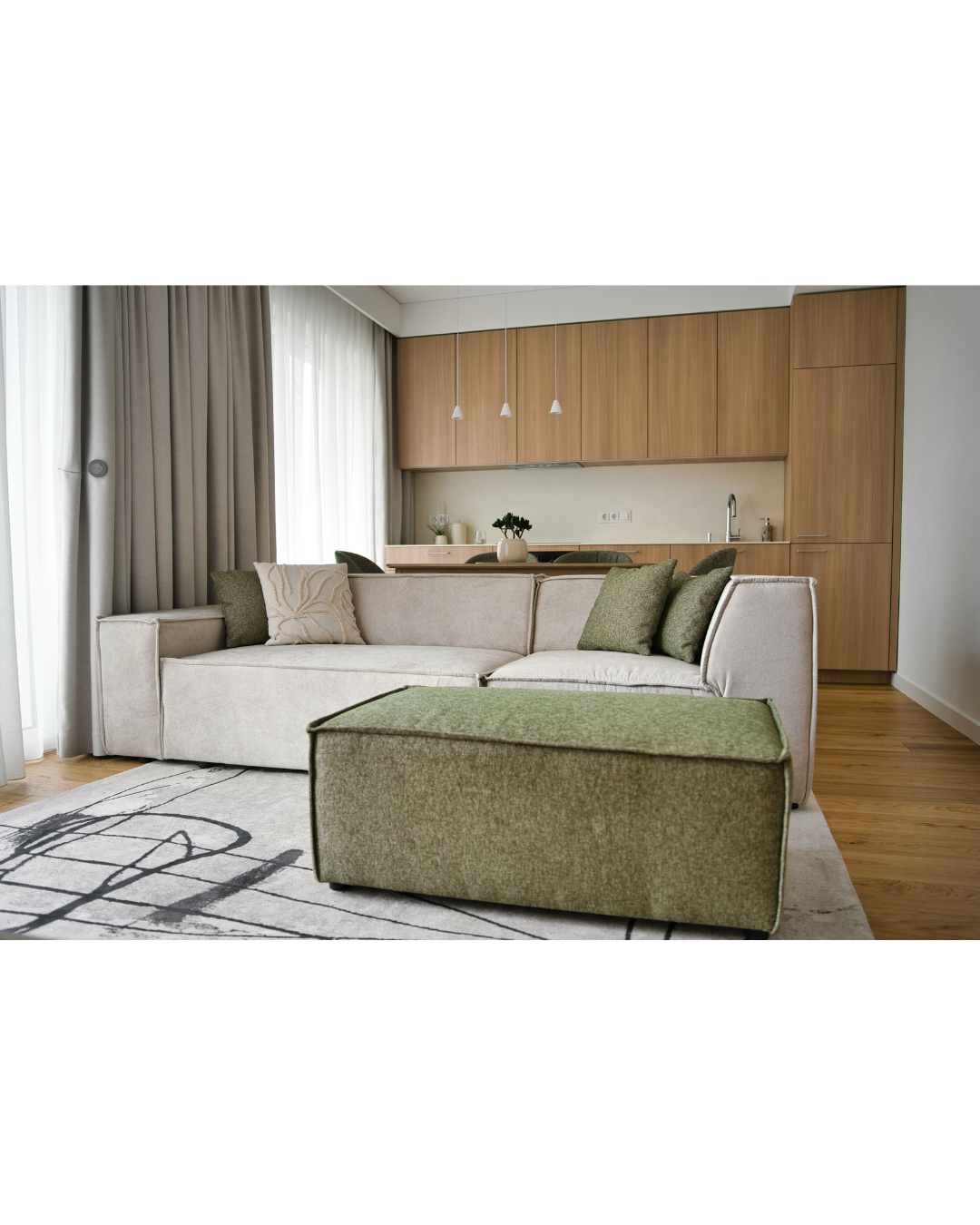 Modulinė sofa FINDY 258 rusva