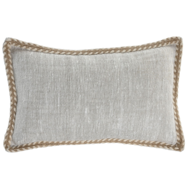 Pagalvėlė LINEN PLAIN 50x30 rusva