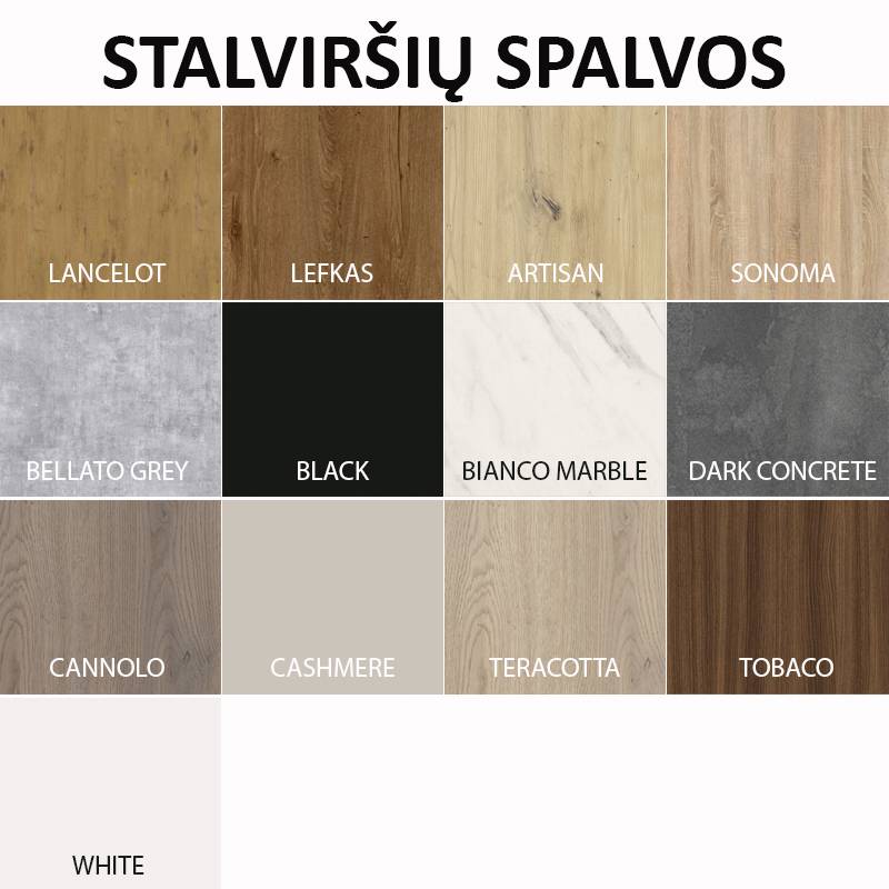 Išskleidžiamas stalas FONTE Ø100 baltas - Image 5
