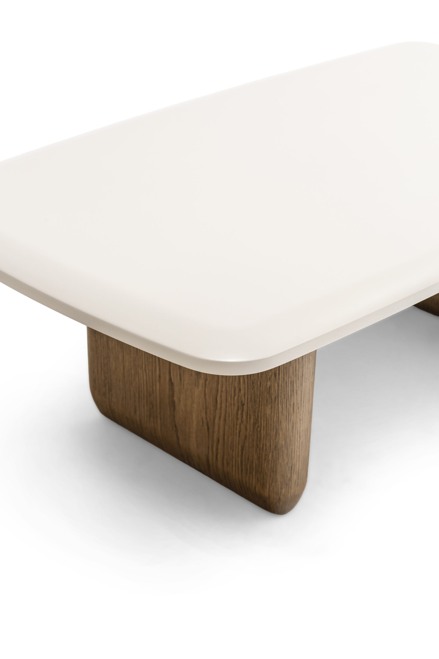 Kavos staliukas ZEN 120 cream/walnut - Image 2