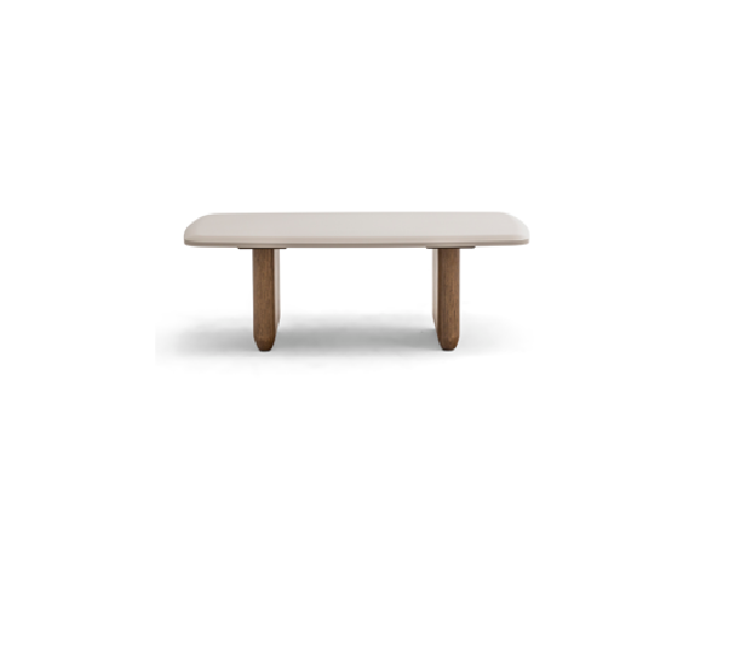Kavos staliukas ZEN 120 cream/walnut