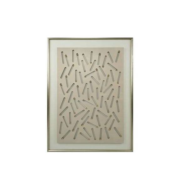 Paveikslas STRIPES 90x120 rusvas