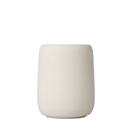 Dantų šepetėlių laikiklis SONO smėlinis 8.5x11h, pagamintas iš keramikos, puikus matinis dizainas, glotnus paviršius malonus liesti.