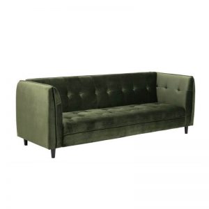 Sofa lova ANTARES 235x87x85h tamsiai žalia